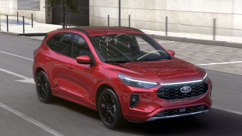 2024 Ford Escape in red running with side view