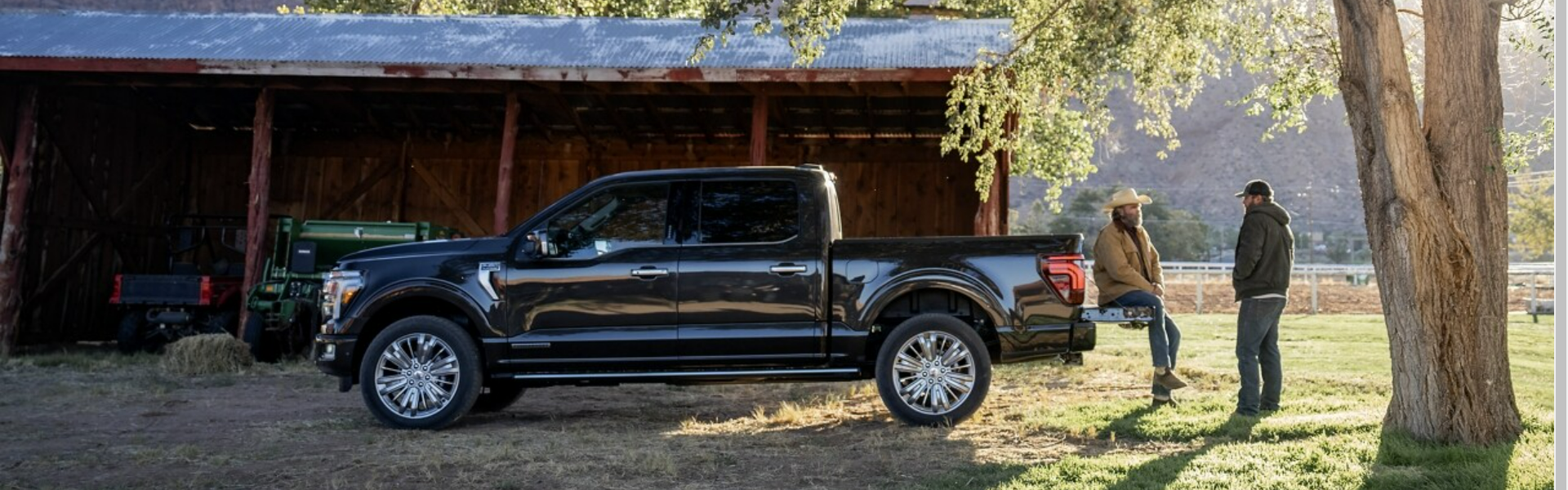 2024 Ford F-150 In Black Sideview