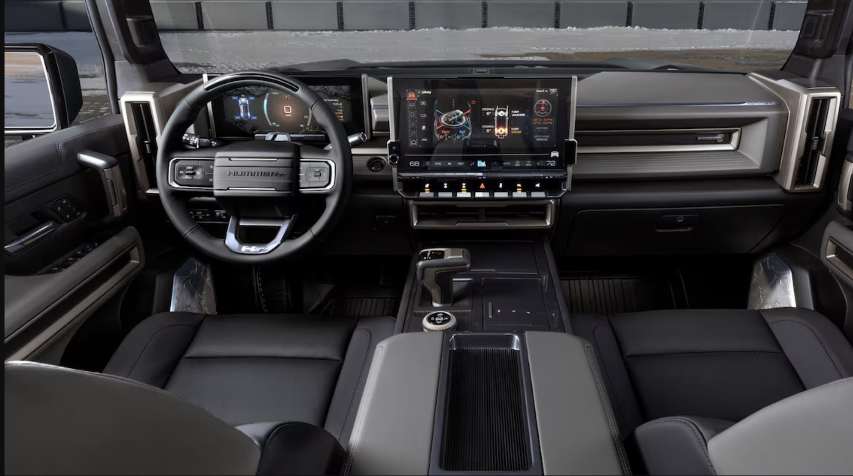 2024 GMC HUMMER EV SUV dashboard