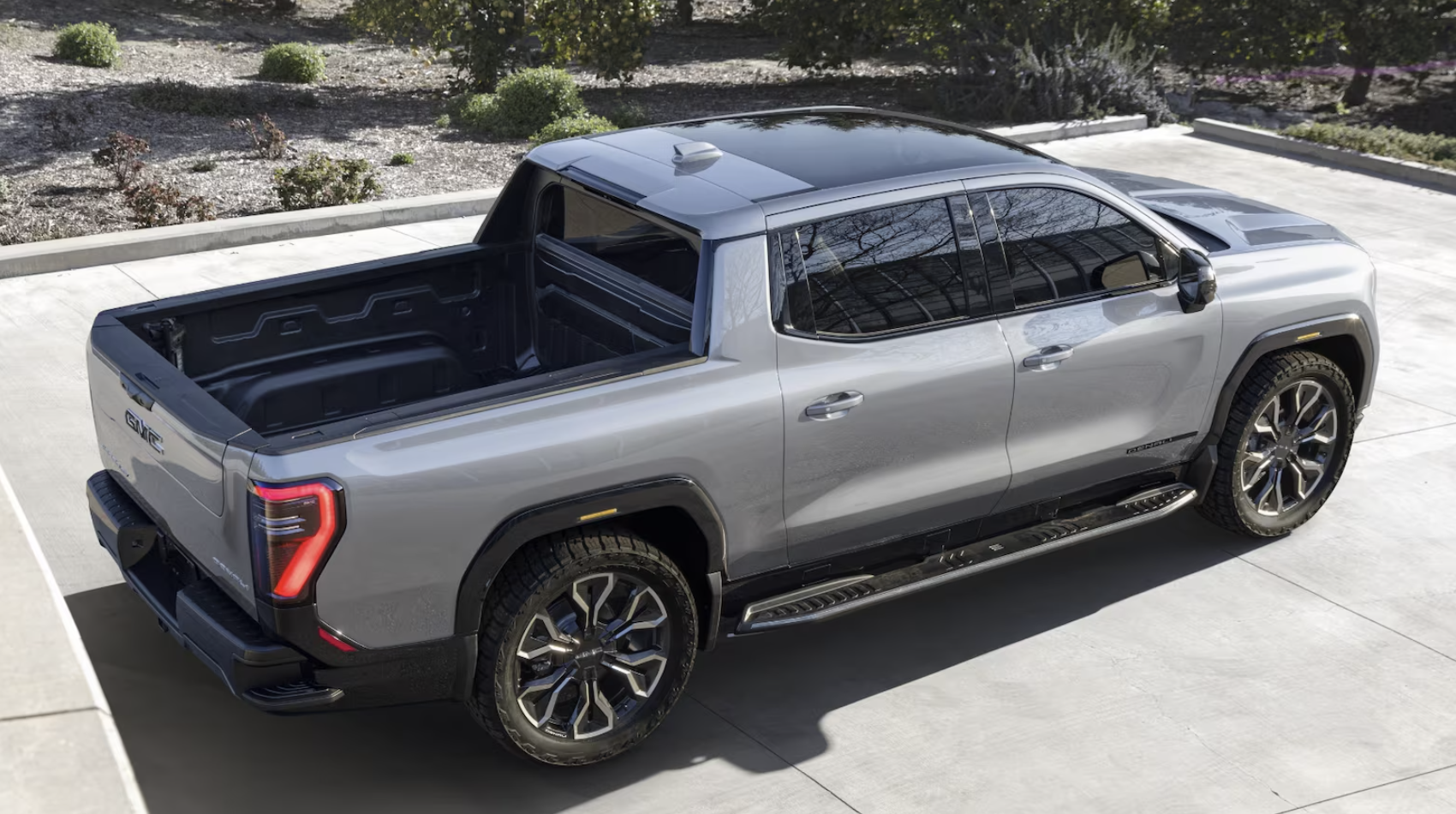 2024 GMC Sierra EV Denali Edition 1 view from above