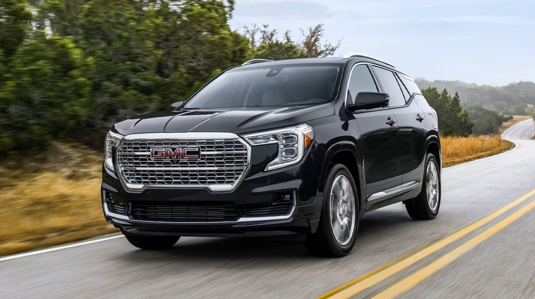 2024 GMC Terrain in black front view