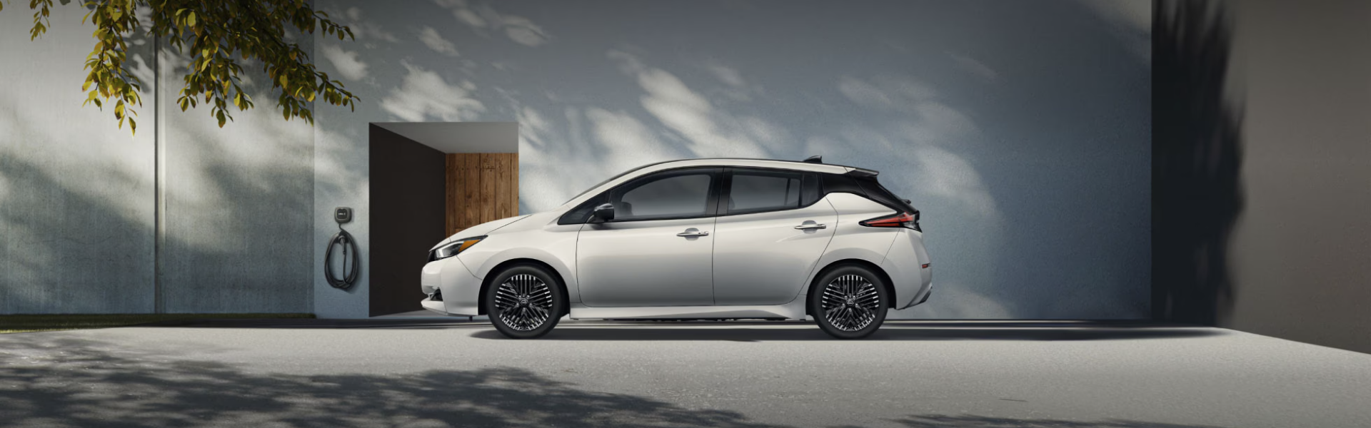 2024 Nissan LEAF parking outdoor sideview