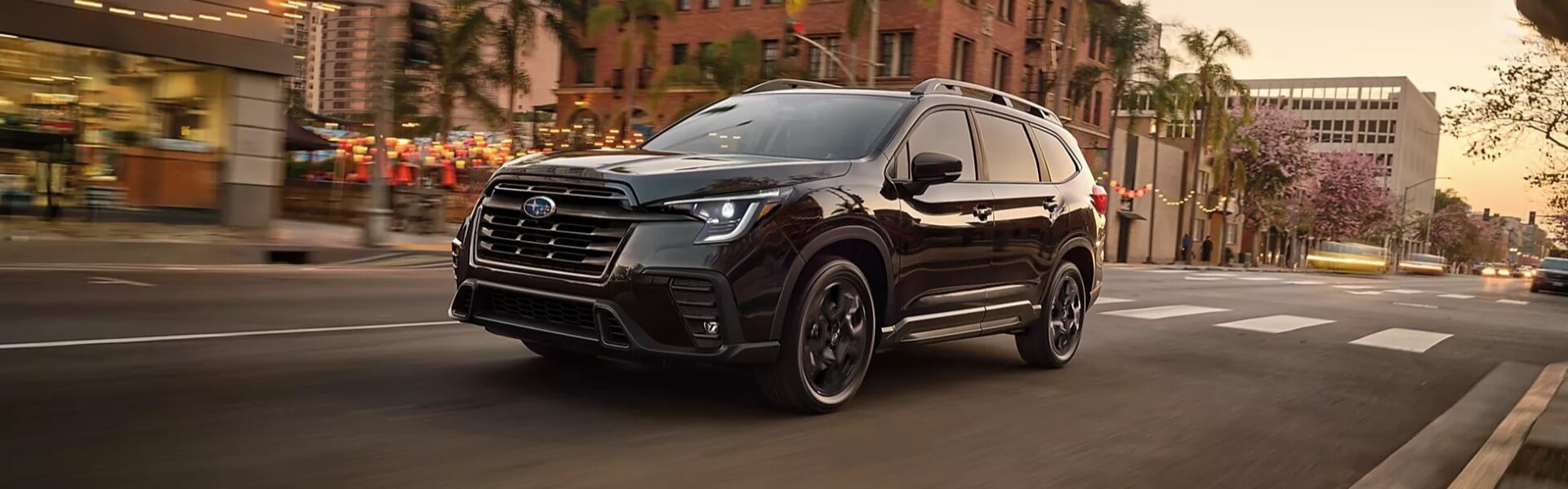 2024 Subaru Ascent Onyx Edition Limited Exterior In Crystal Black Silica Banner