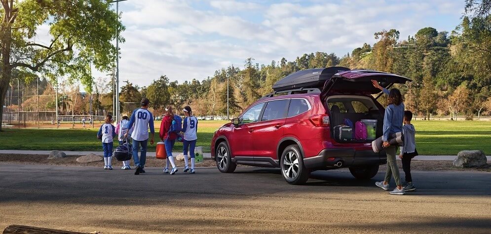 2024 Subaru Ascent Premium Exterior In Crimson Red Pearl - Feature Image