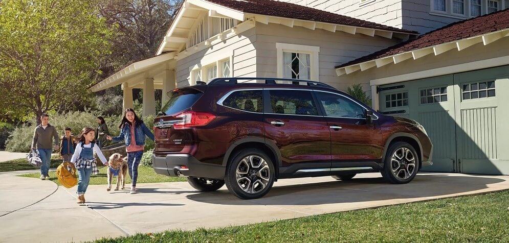 2024 Subaru Ascent Touring Exterior In Dark Mahogany Pearl - Feature Image