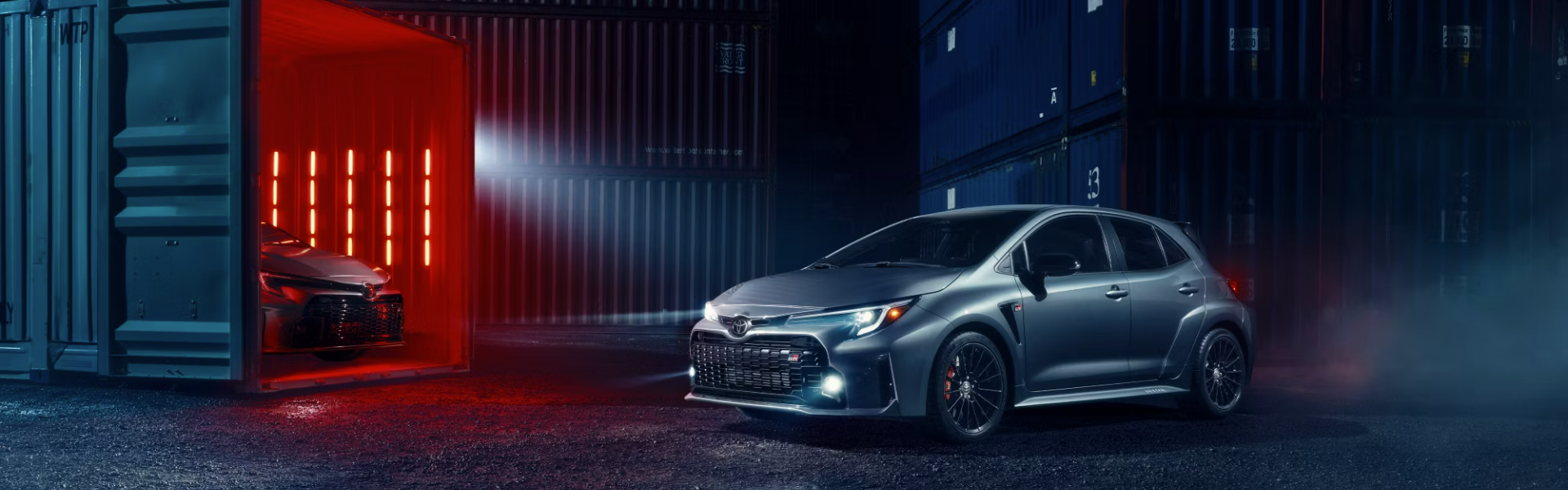 2024 Toyota GR Corolla in grey with side view Banner