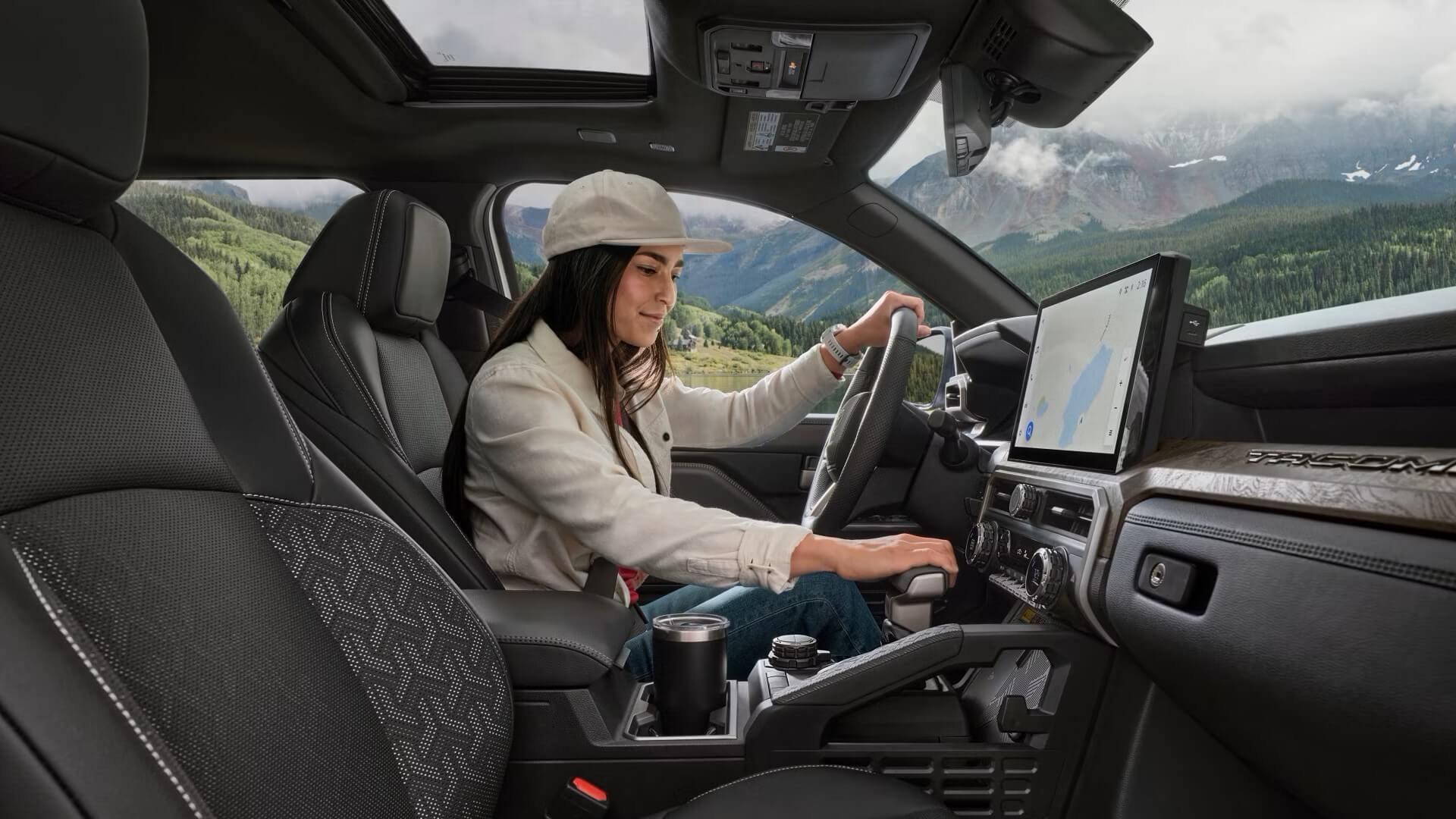 2024 Toyota Tacoma Limited Interior In Black SofTex® - Feature Image