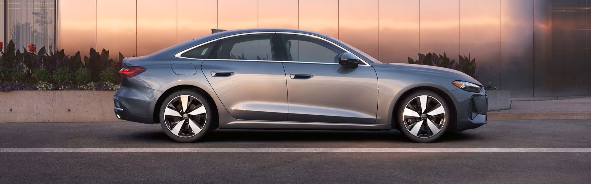 2025 Audi A5 Luxury Sedan Side Profile Banner