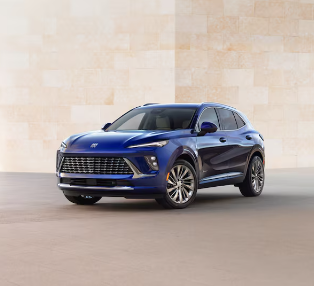 2025 Buick Envision in blue with front view-Features