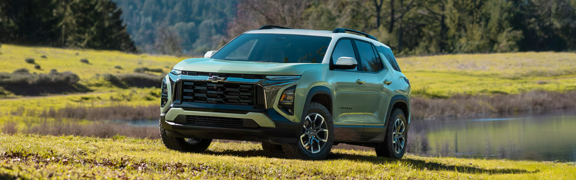 2025 Chevrolet Equinox with a natural outdoor setting-Banner