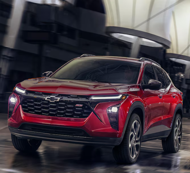 2025 Chevrolet Trax Driving In A City