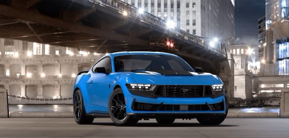 2025 Ford Mustang Dark Horse™ Exterior In Grabber Blue Metallic - Feature Image