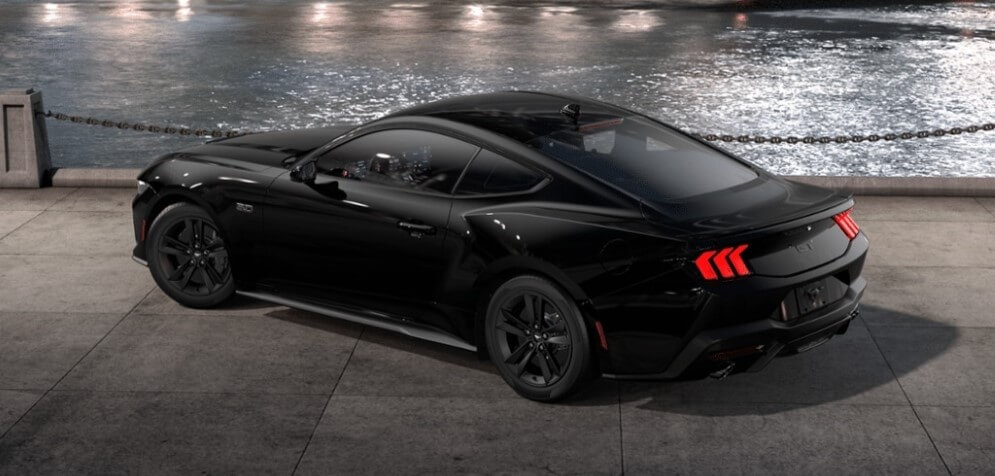 2025 Ford Mustang GT Fastback Exterior In Shadow Black - Feature Image