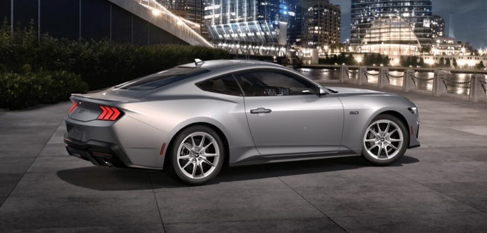 2025 Ford Mustang GT Premium Fastback Exterior In Iconic Silver Metallic - Feature Image