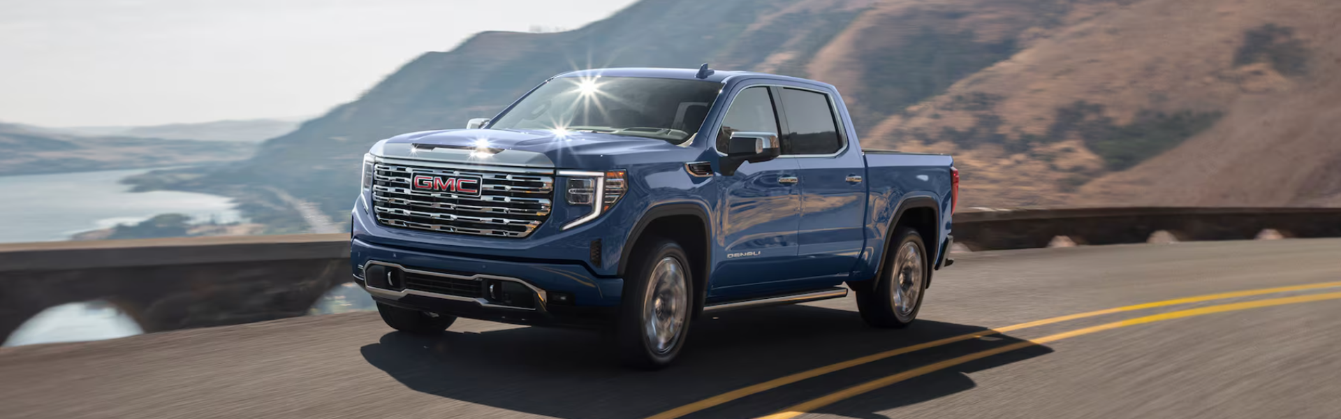 2025 GMC Sierra 1500 running on street with side view-For Sale