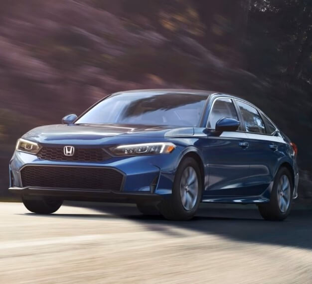 2025 Honda Civic Sedan LX In Blue Lagoon Pearl - Feature Image
