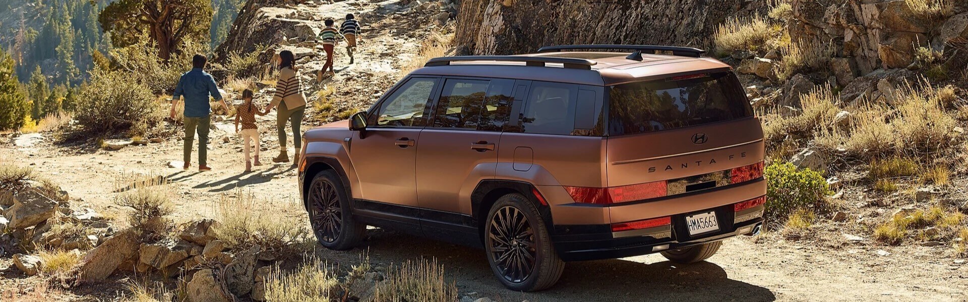 2025 Hyundai Santa Fe In Earthy Brass Matte Banner