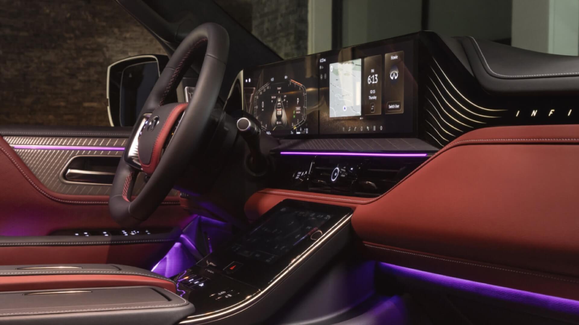 2025 INFINITI QX80 Ambient Lighting Interior - Feature Image
