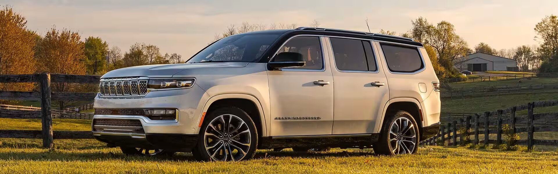 2025 Jeep Grand Wagoneer Parked On Grass Banner