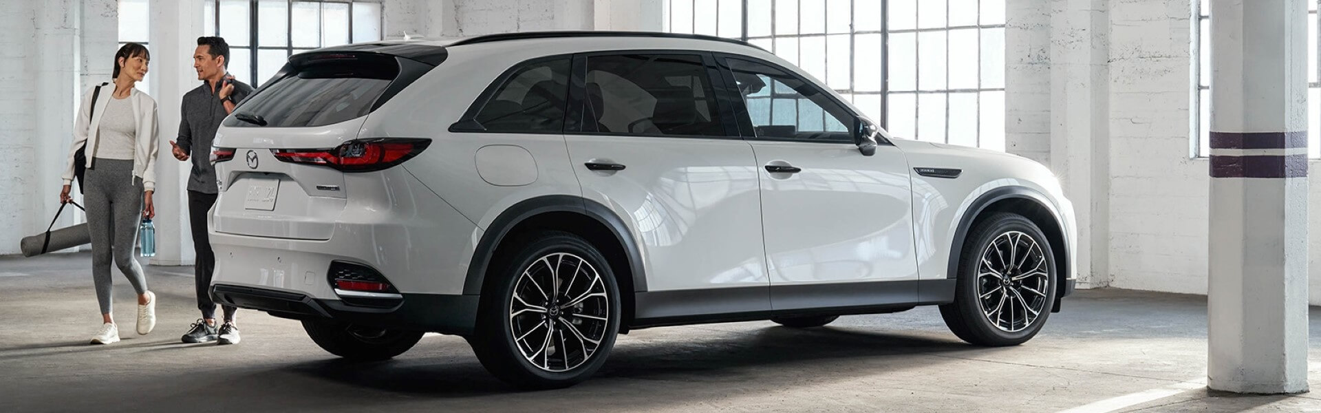 2025 Mazda CX-70 PHEV Parked In A Parking Lot Banner