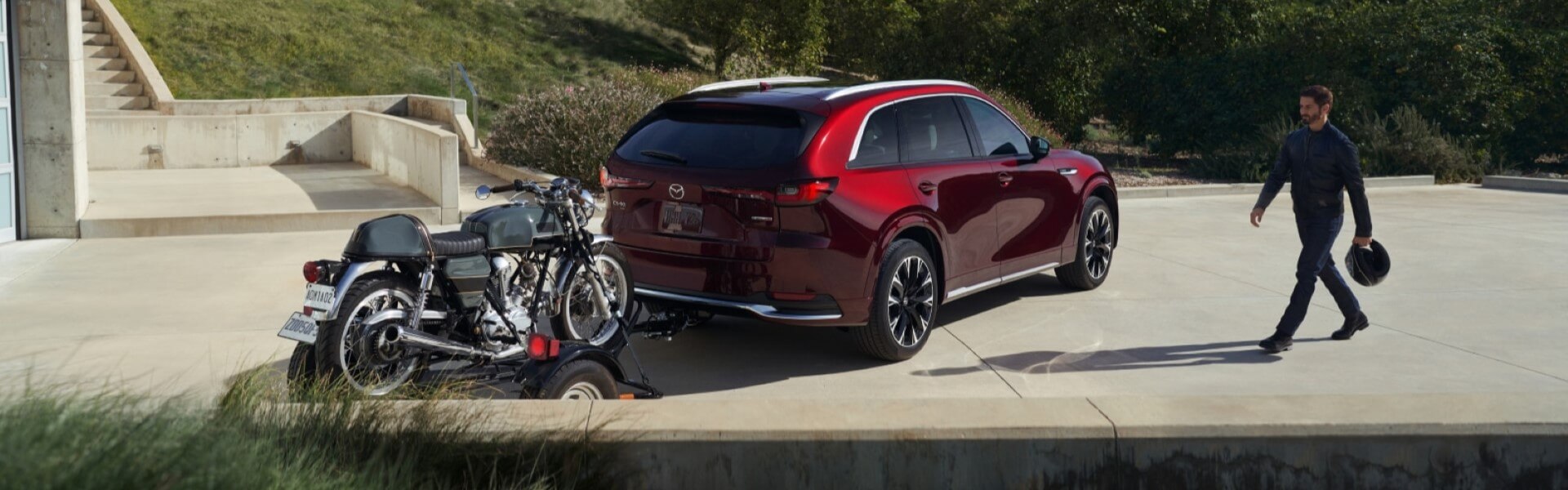 2025 Mazda CX-90 Inline 6 Turbo With Towing Accessories And Hitch Attachment Banner