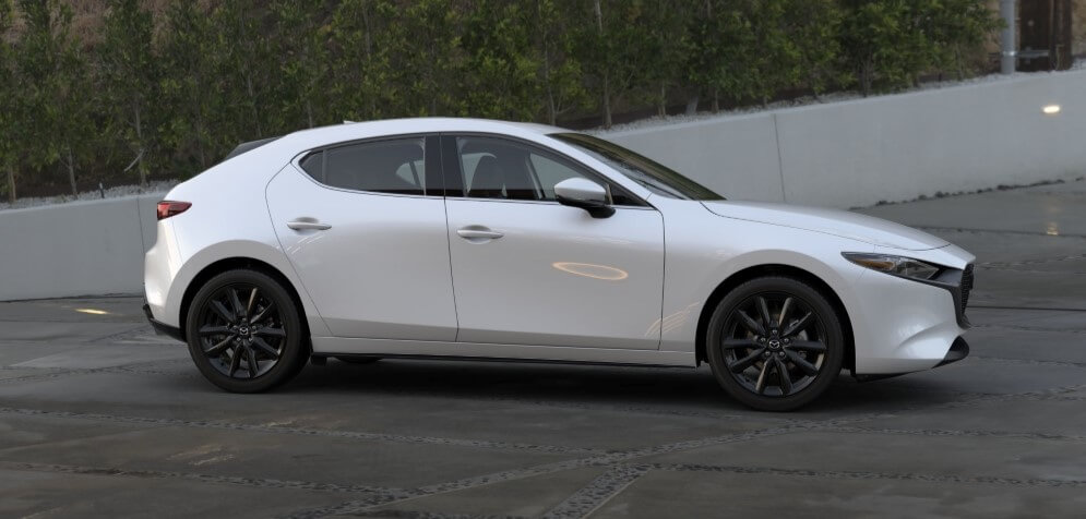 2025 Mazda Mazda3 Hatchback 2.5 S Premium In Snowflake White Pearl Mica - Feature Image