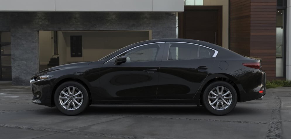 2025 Mazda3 Sedan 2.5 S In Jet Black Mica - Feature Image