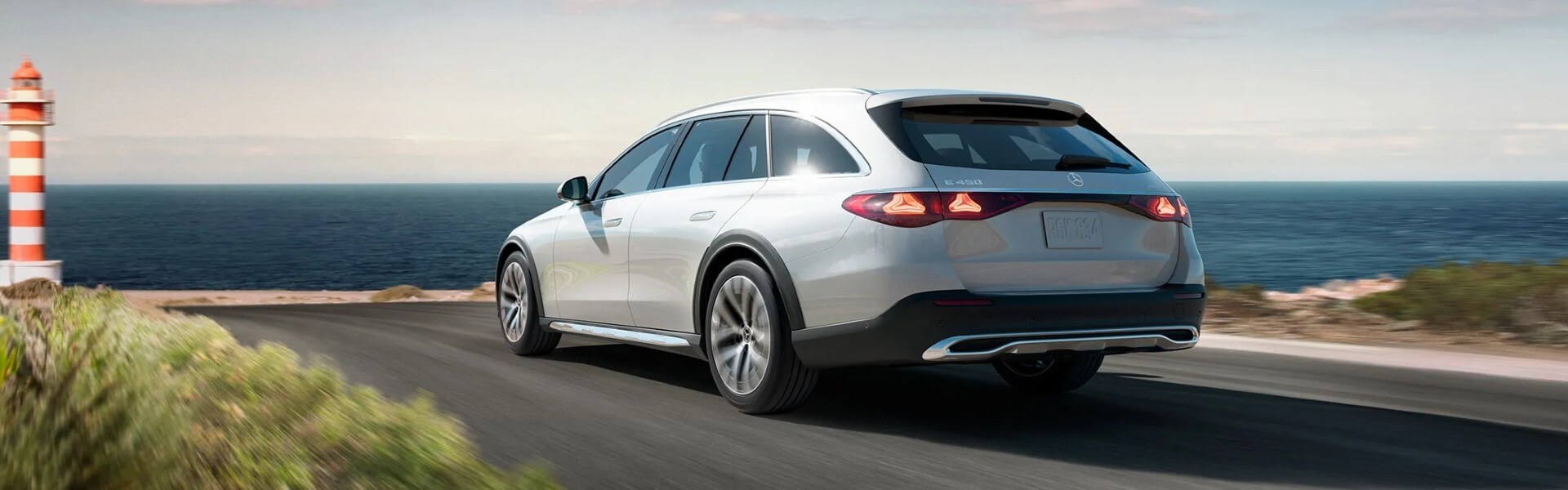 2025 Mercedes-Benz E-Class All-Terrain Driving Around A Corner For Sale