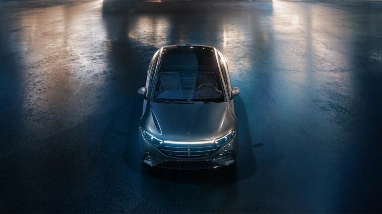 2025 Mercedes-Benz EQS 580 4MATIC Sedan In Graphite Grey Exterior Design - Feature Image