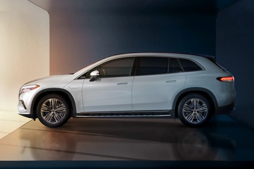 2025 Mercedes-Benz EQS SUV In A Room