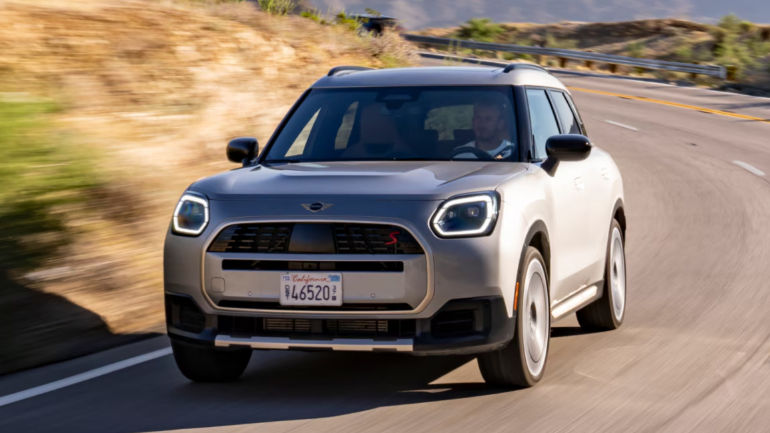 2025 MINI Cooper S Countryman ALL4 running with front view-Features