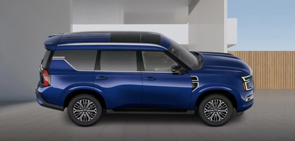 2025 Nissan Armada Platinum In Deep Ocean Blue Pearl - Feature Image