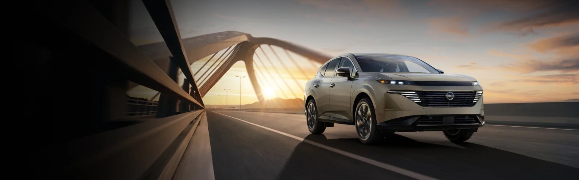 2025 Nissan Murano Driving On A Bridge Banner