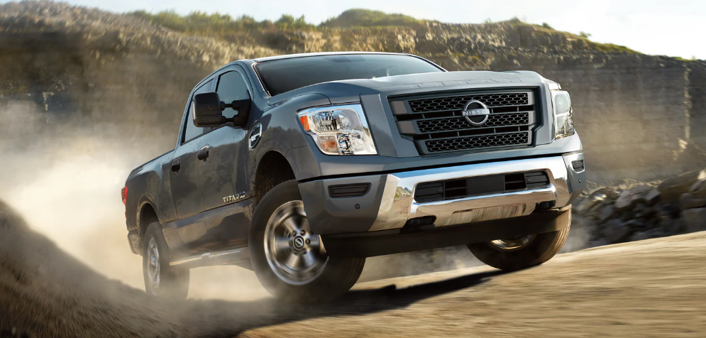 2025 Nissan Titan XD running with front view-Features