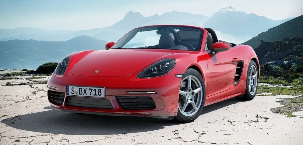 2025 Porsche 718 Boxster In Guards Red - Feature Image