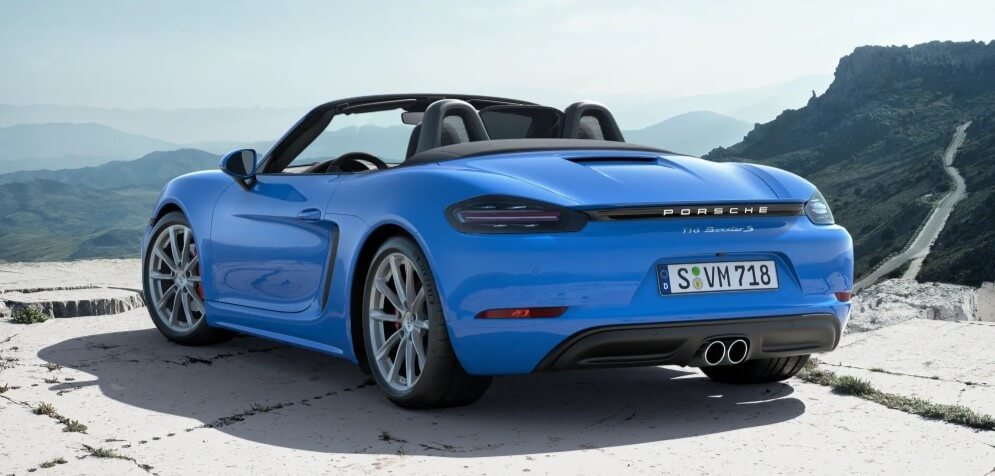 2025 Porsche 718 Boxster S In Shark Blue - Feature Image