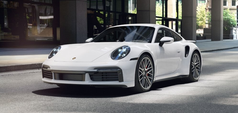 2025 Porsche 911 Turbo Exterior In White - Feature Image