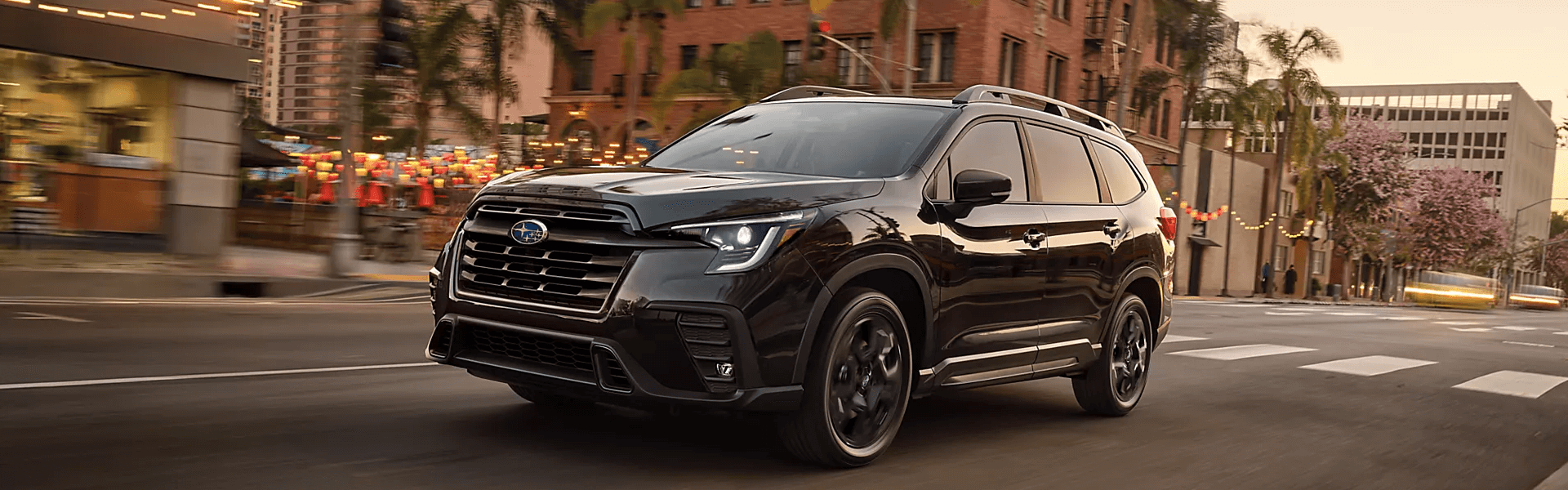 2025 Subaru Ascent City Driving Banner
