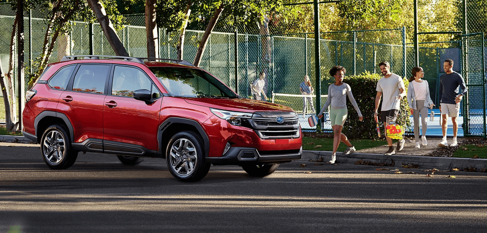 2025 Subaru Forester Limited In Crimson Red Pearl - Feature Image
