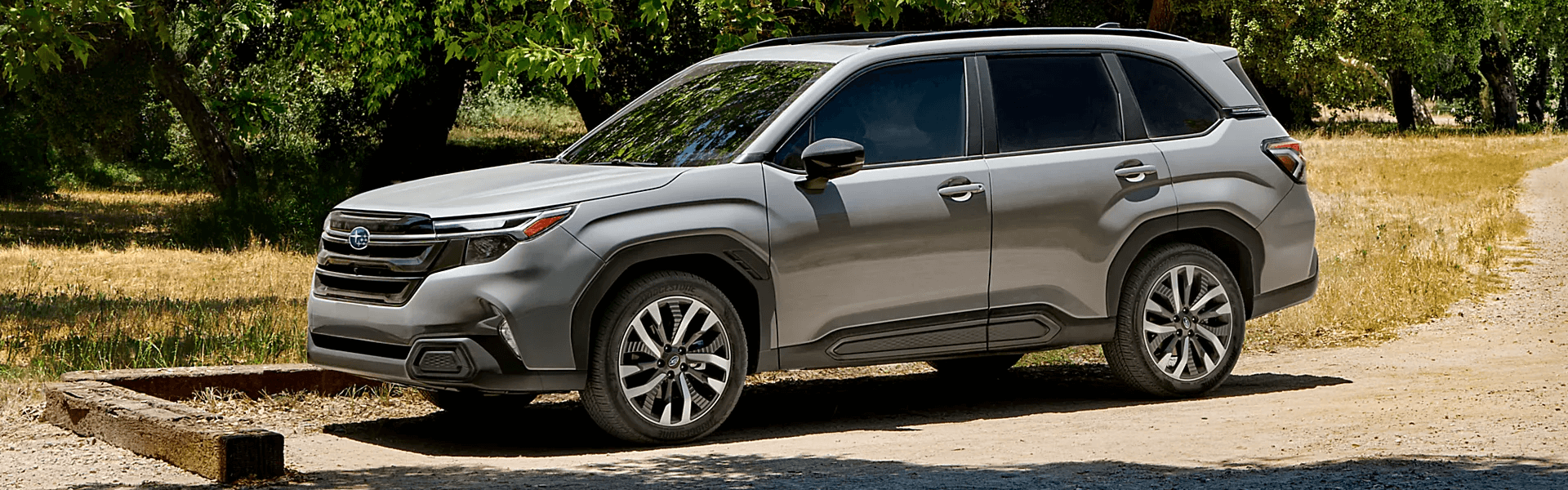 2025 Subaru Forester Touring Near Trees Banner