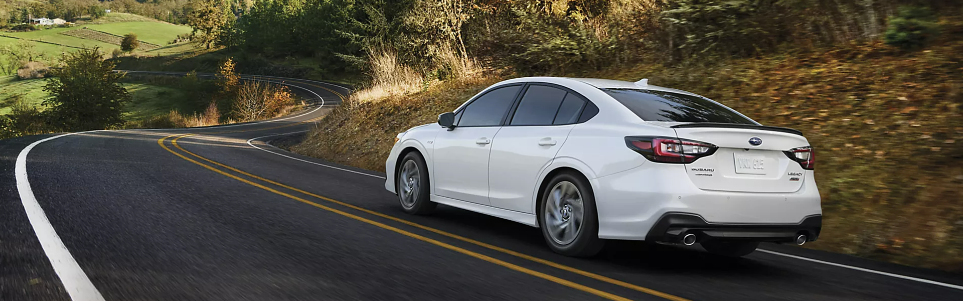 2025 Subaru Legacy in white running on street For Sale