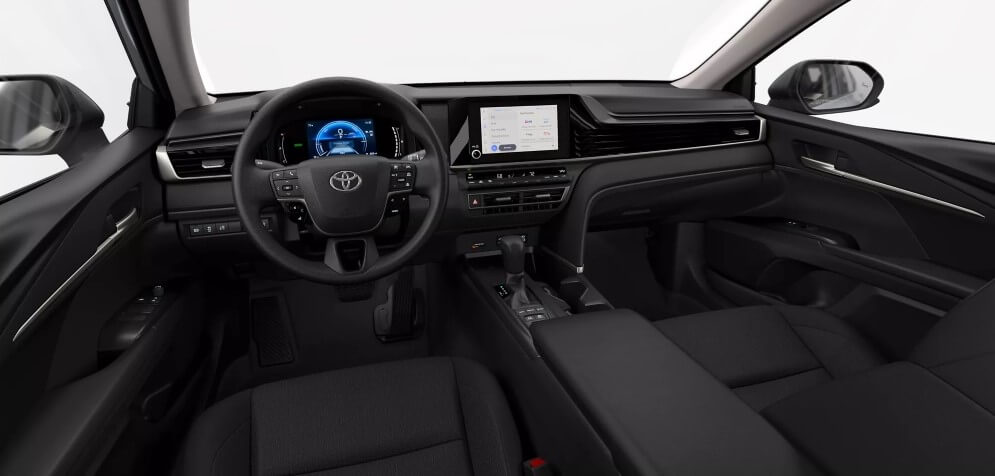 2025 Toyota Camry LE Interior In Black - Feature Image