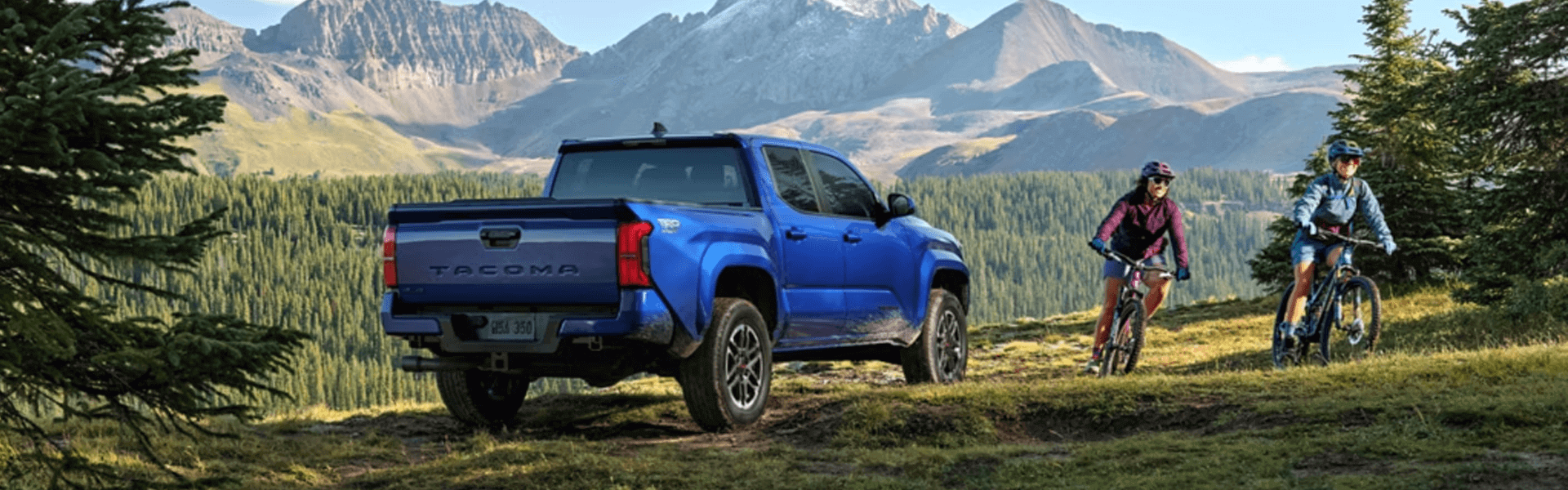 2025 Toyota Tacoma TRD Sport In Blue Crush Metallic Banner