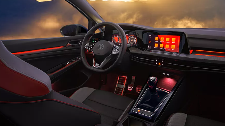 2025 Volkswagen Golf GTI Interior Feature Image