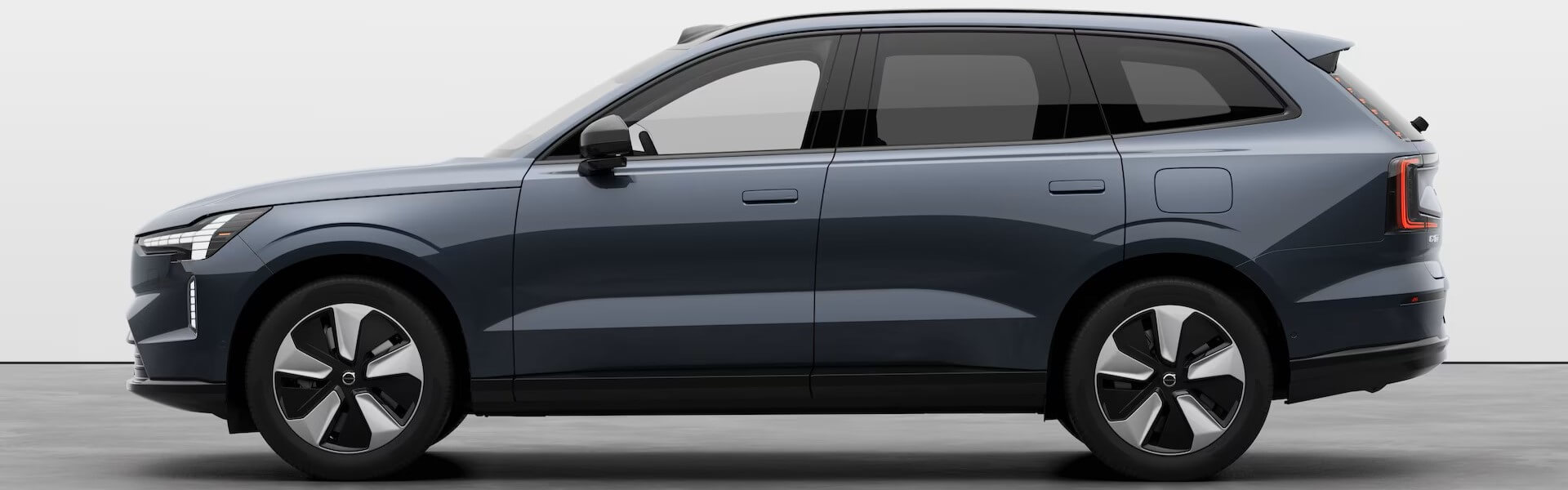 2025 Volvo EX90 In Denim Blue Banner