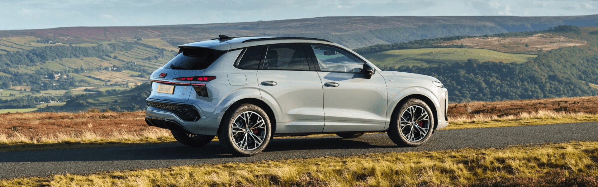 2026 Audi Q3 driving in the countryside