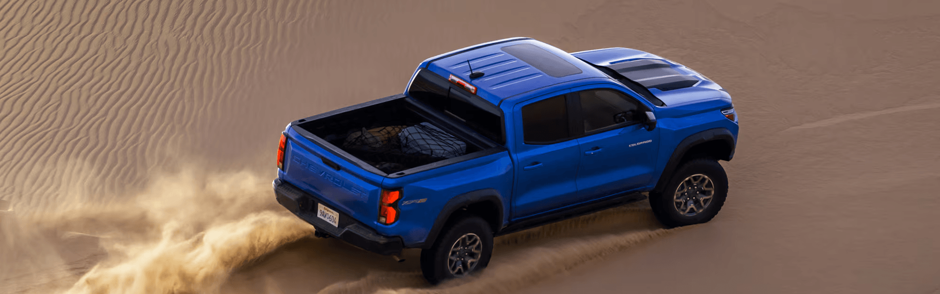 2026 Chevrolet Colorado Sand Off-Roading Banner