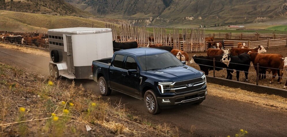 2026 Ford F-150 King Ranch Towing On A Farm - Feature Image