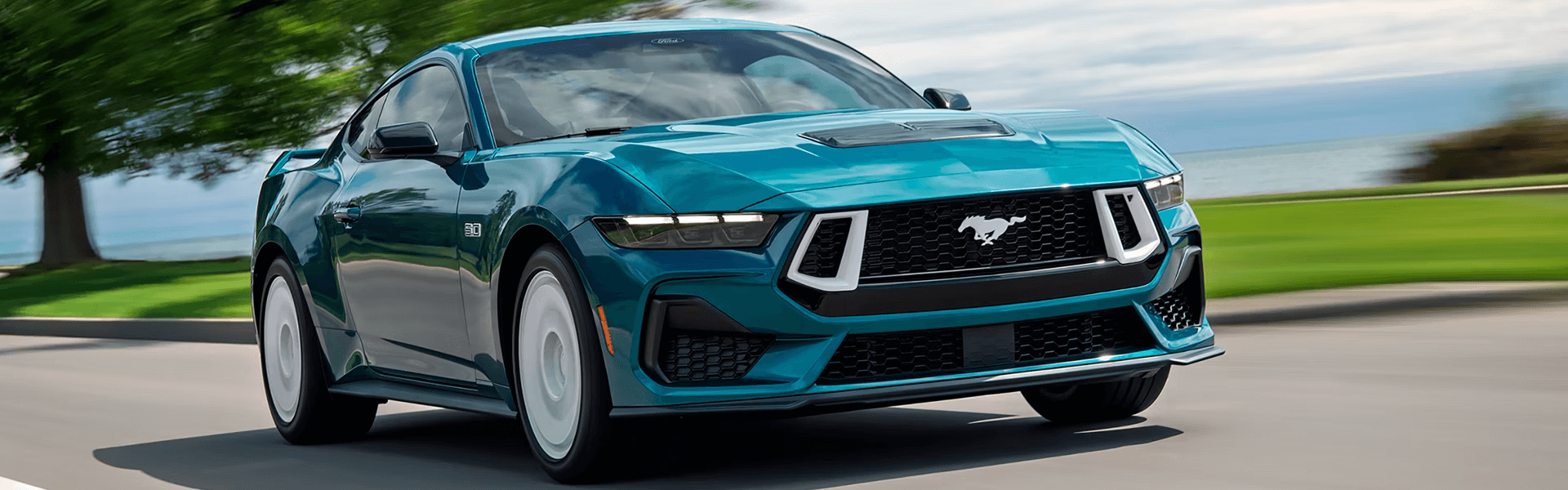 2026 Ford Mustang Driving Quickly Banner