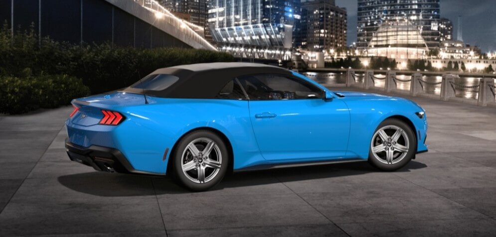 2026 Ford Mustang® EcoBoost® Convertible In Grabber Blue Metallic - Feature Image